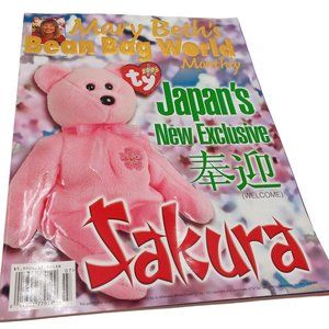 Mary Beths Bean Bag World Magazine Vtg July 2000 Ty Beanie Babies Buffalo Bills